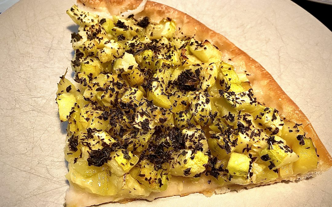 Tarte fine aux courgettes