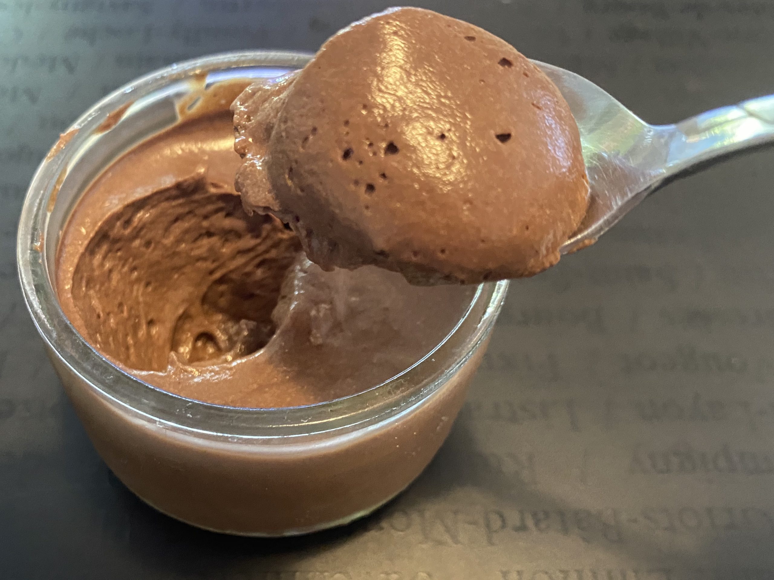 Mousse au chocolat oméga 3